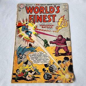Worlds Finest #134 DC Comics Batman Superman Green Arrow Special Silver Age 1963